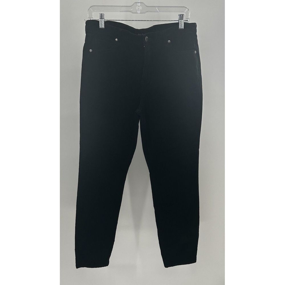 Well Worn Women's‎ High Rise Soft Corduroy Skinny Pant Black Size 12/32